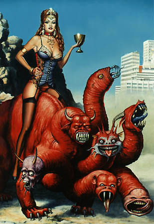 whore of babylon riding the great beast